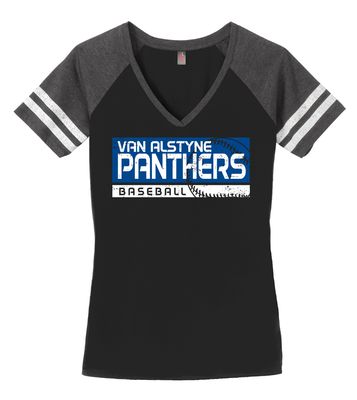 Paw Shop Baseball - Distressed Block - Game V Neck Tee
