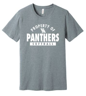 Paw Shop Softball - Property Of - Bella+Canvas Short Sleeve
