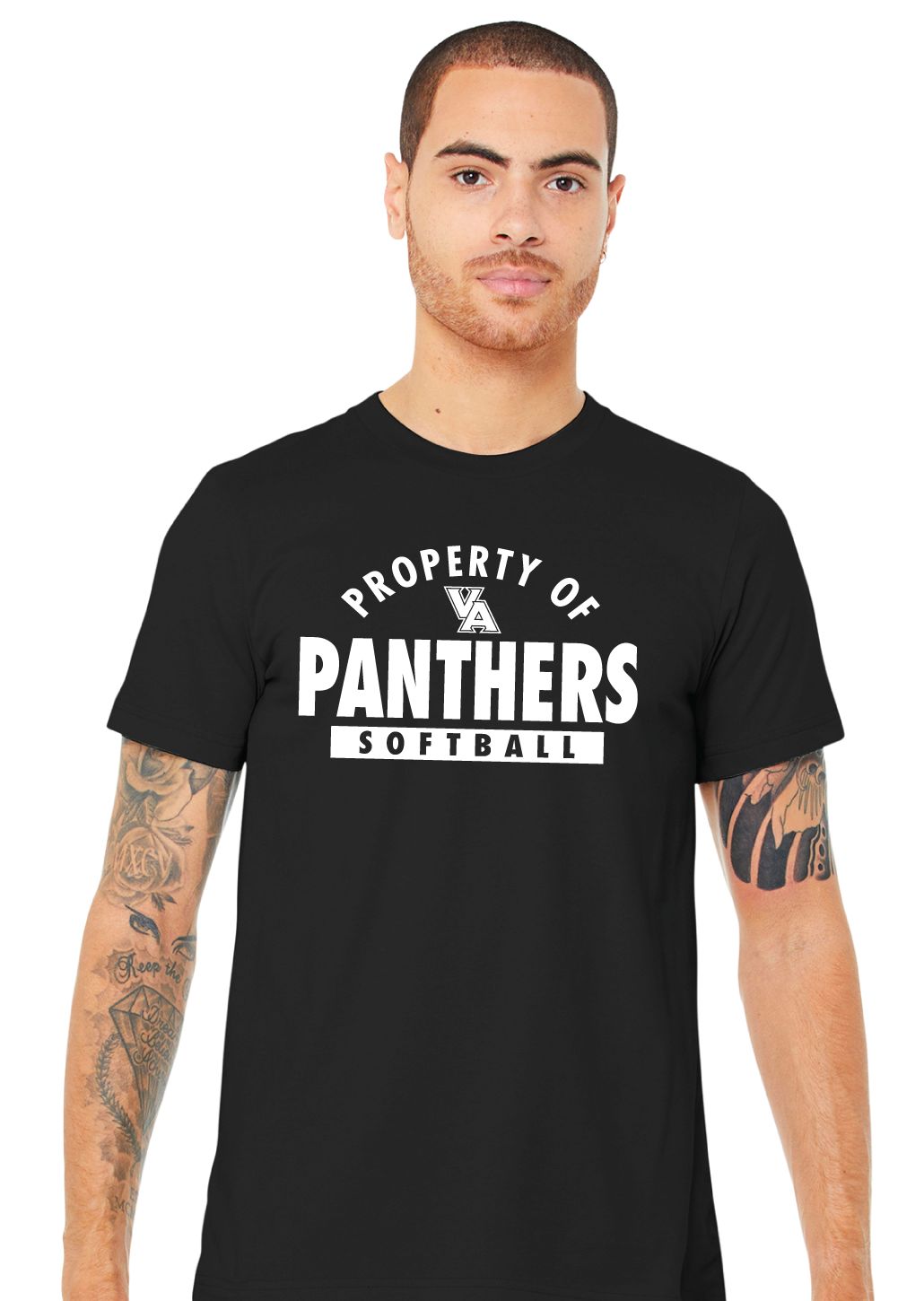 Paw Shop Softball - Property Of - Bella+Canvas Short Sleeve