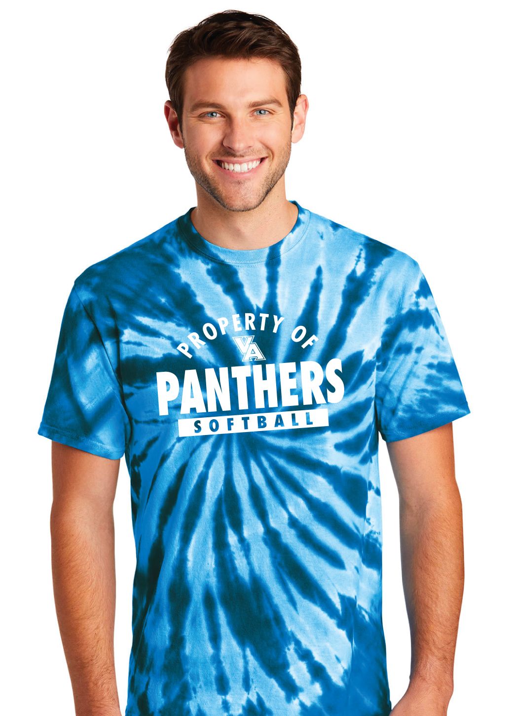 Paw Shop Softball - Property Of - Tie Dye Short Sleeve