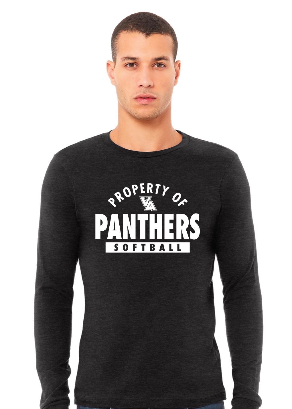 Paw Shop Softball - Property Of - Bella+Canvas Long Sleeve