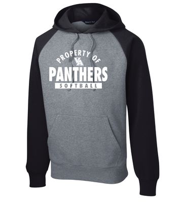 Paw Shop Softball - Property Of - Raglan Hoodie