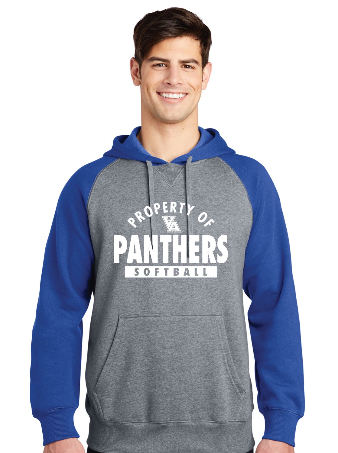 Paw Shop Softball - Property Of - Raglan Hoodie