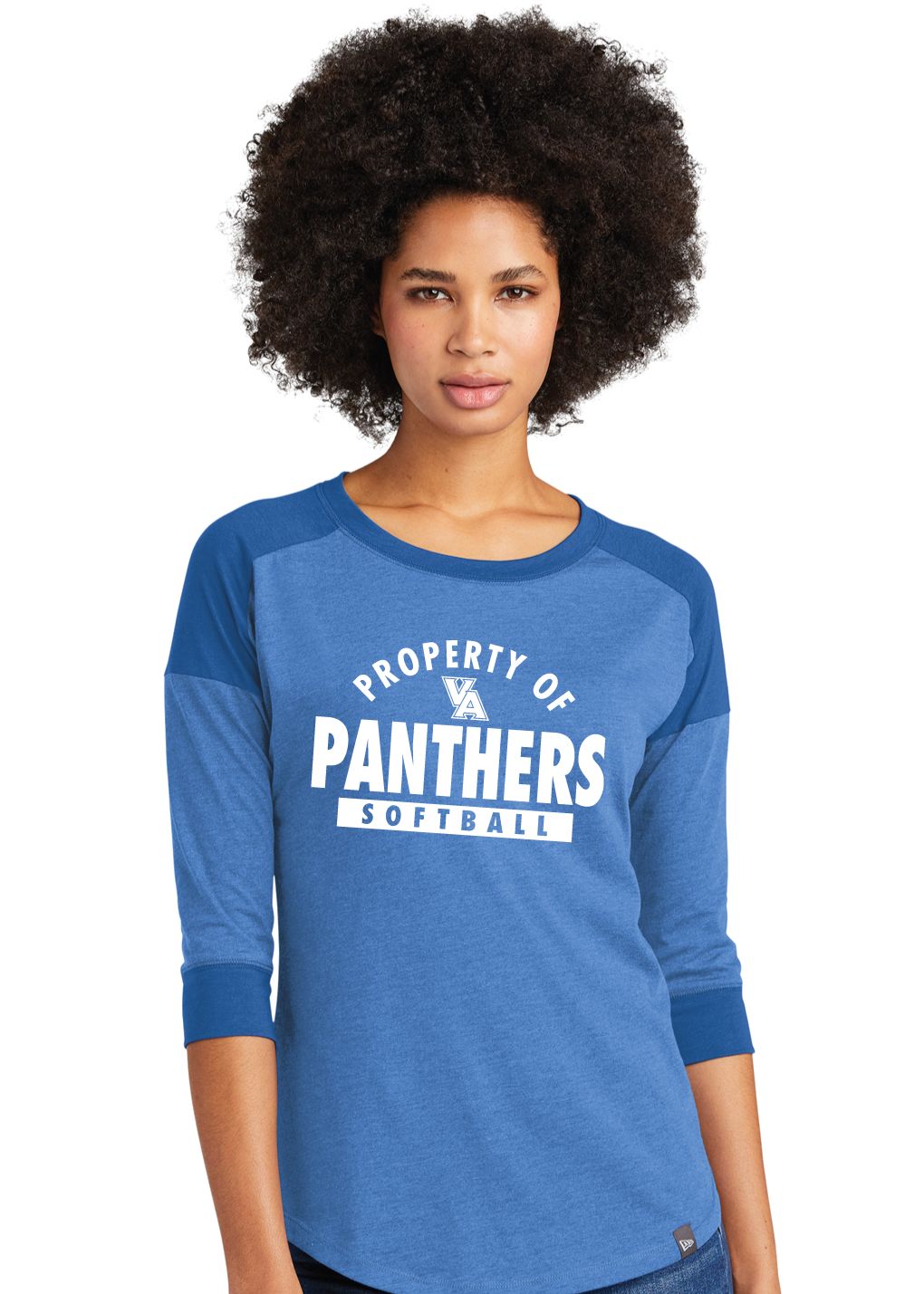 Paw Shop Softball - Property Of - 3/4 Sleeve Baseball Raglan Tee