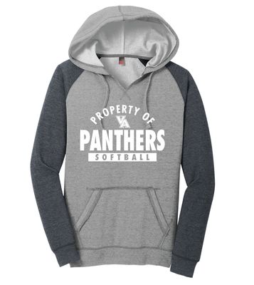 Paw Shop Softball - Property Of - Lightweight Raglan Hoodie