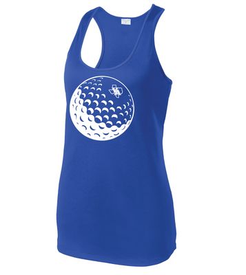 Paw Shop Golf - Big Ball - Dri Fit Racerback Tank
