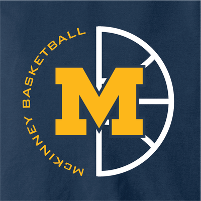 McKinney Basketball - VERTICAL HALF