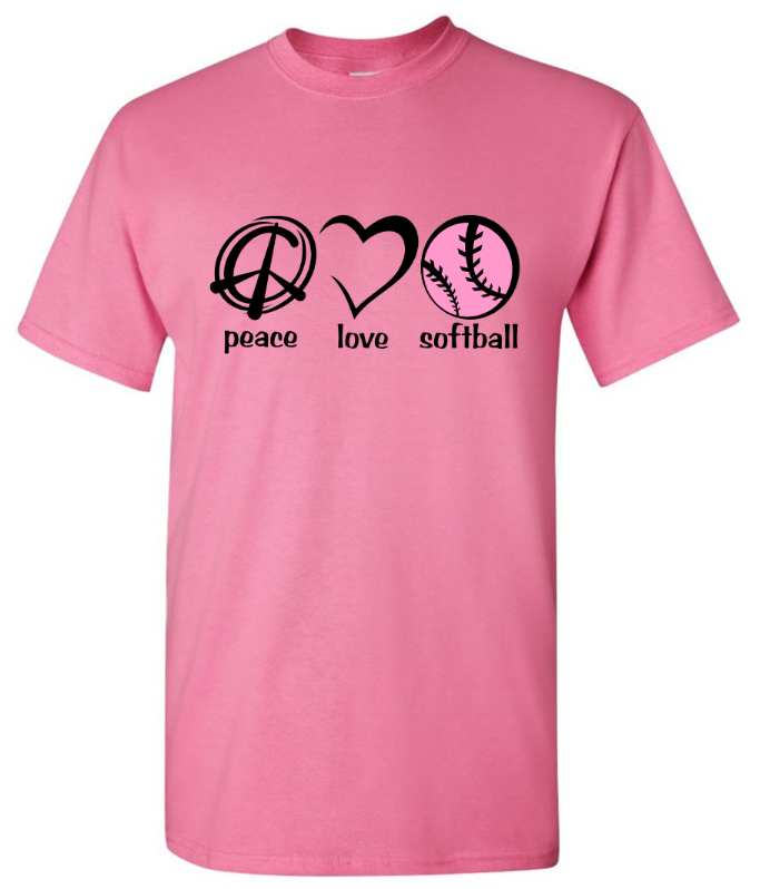 Peace Love Softball