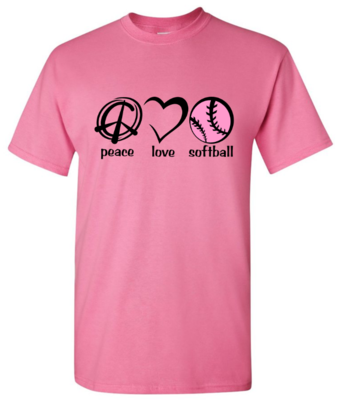Peace Love Softball