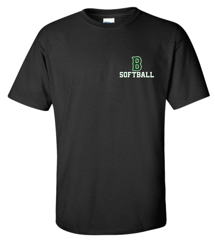 Berkner Softball - Small B Softball - SS, Garment Color: Black