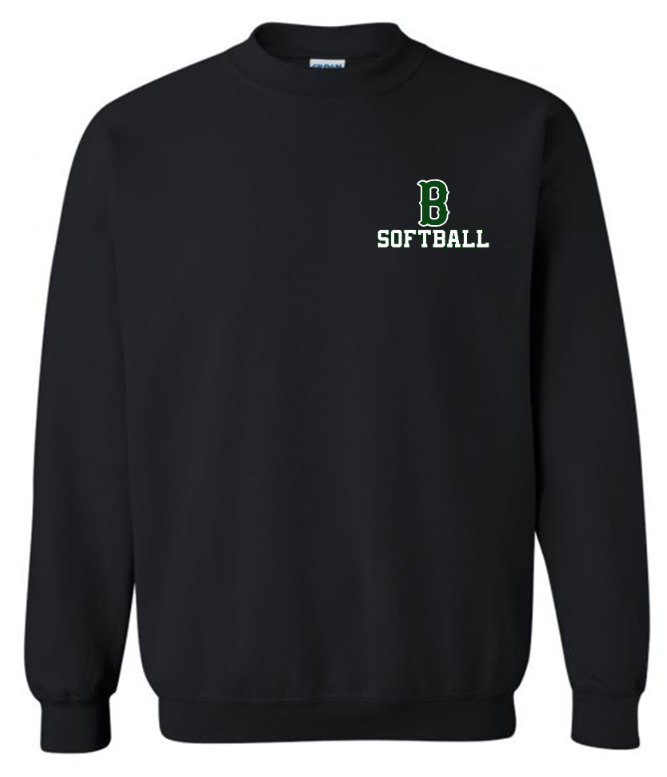 Berkner Softball - Small B Softball - Crew, Garment Color: Black