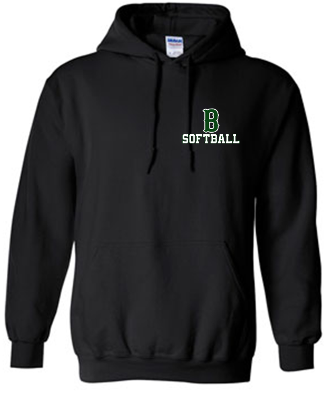 Berkner Softball - Small B Softball - Hoodie, Garment Color: Black