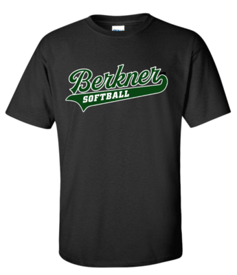 Berkner Softball - Old School Script - SS