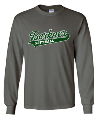 Berkner Softball - Old School Script - LS