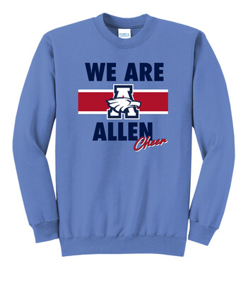 Cheer GEAR - We Are Allen - Crew Sweatshirt