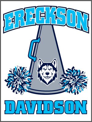 Ereckson Huskies - Cheer Yard Sign