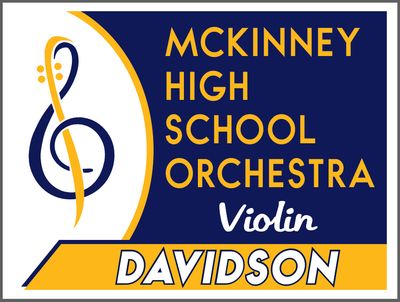 Orchestra Fan Gear - Personalized Yard Sign