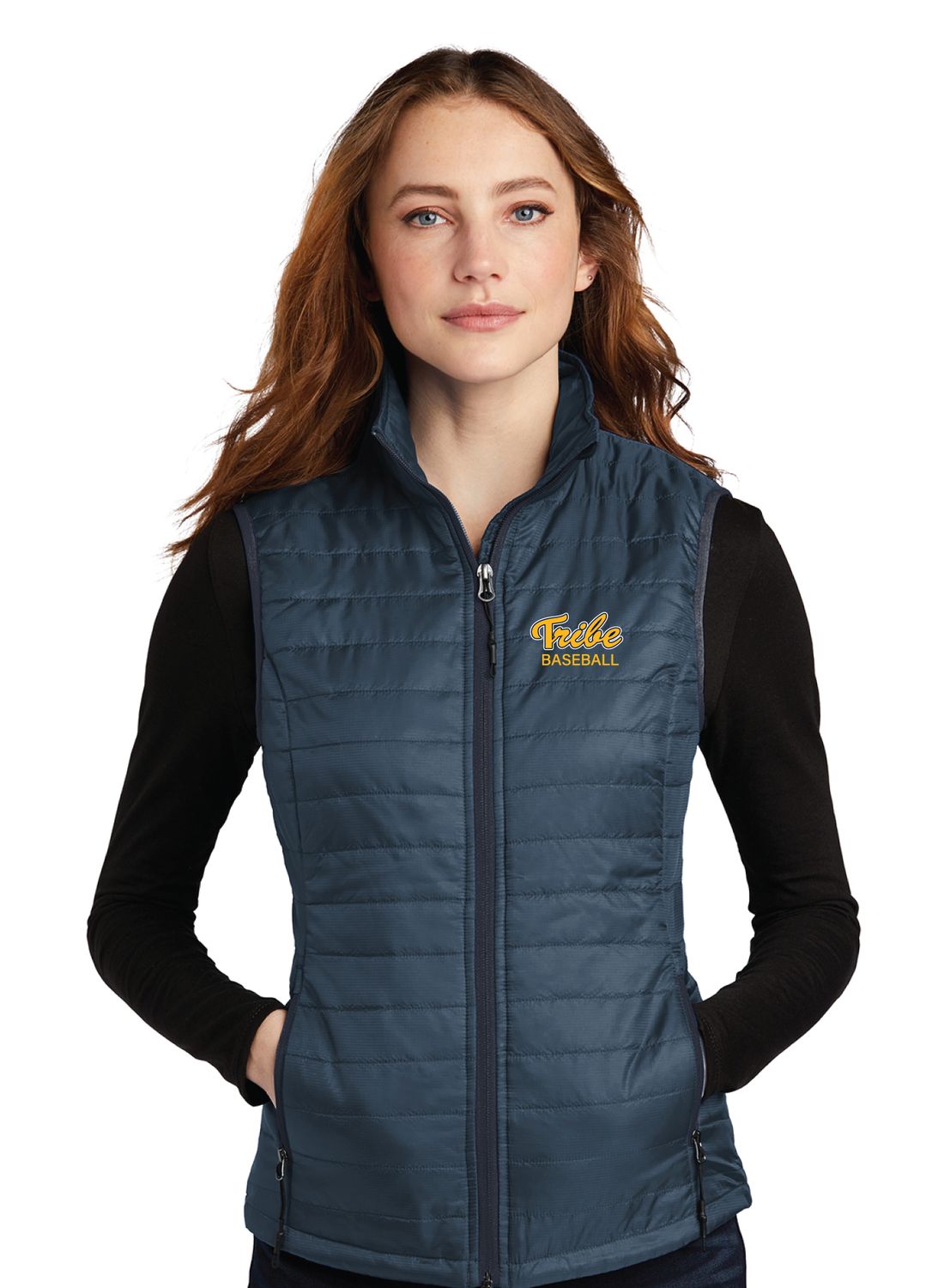 Tribe Baseball - Ladies Packable Puffy Vest