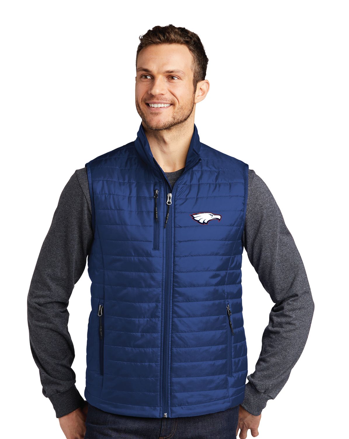 Allen Softball - Mens Packable Puffy Vest