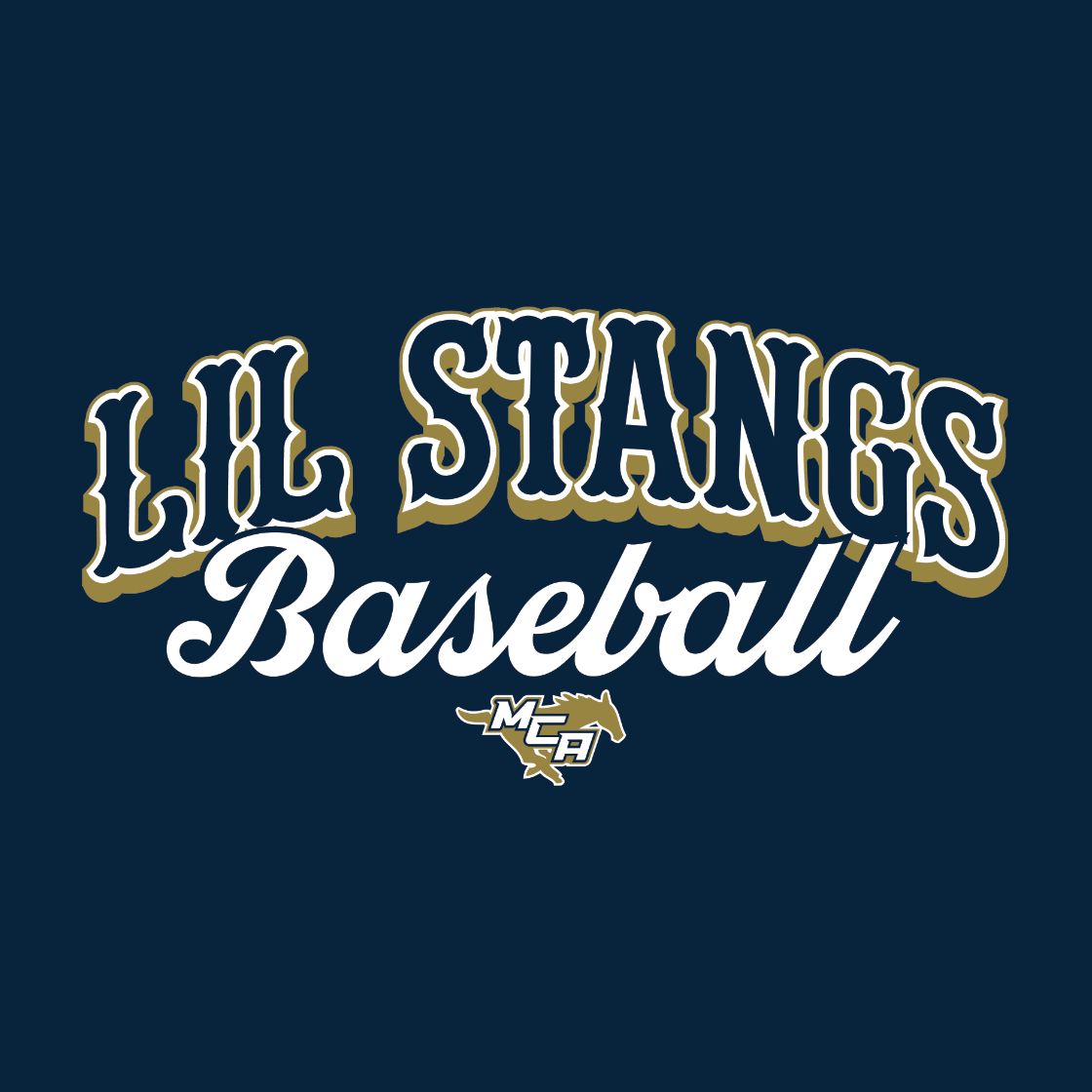 MCA Lil Stangs - ARCHED BASEBALL