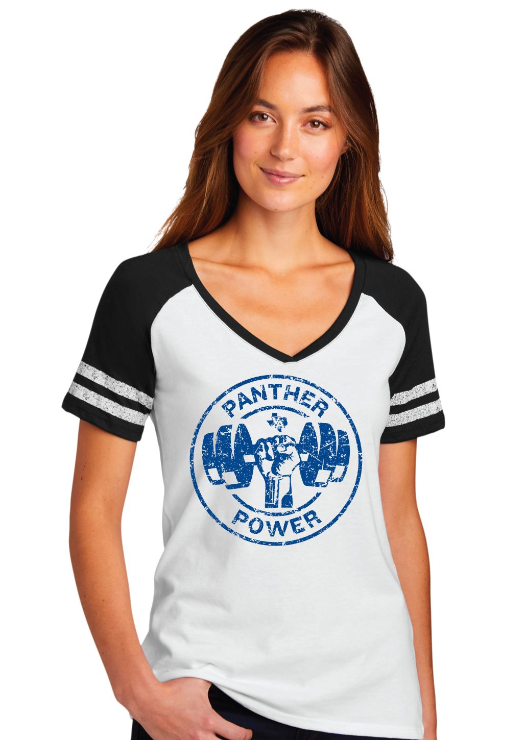 Paw Shop Powerlifting - Circle - Game V-Neck Tee