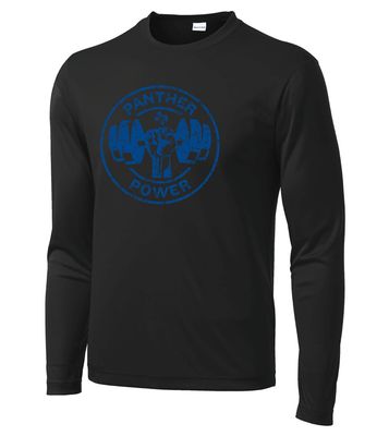 Paw Shop Powerlifting - Circle - Dri Fit Long Sleeve