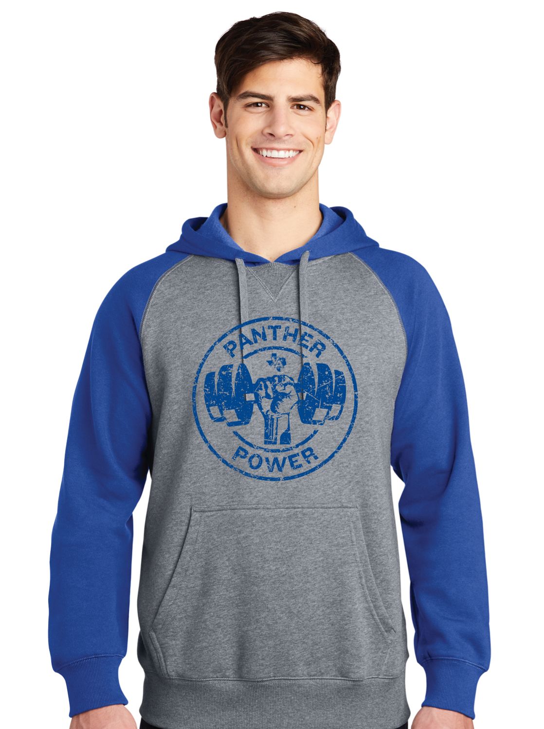 Paw Shop Powerlifting - Circle - Raglan Hoodie