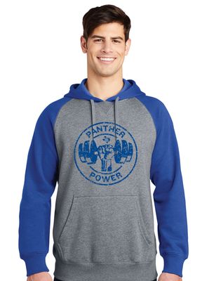 Paw Shop Powerlifting - Circle - Raglan Hoodie