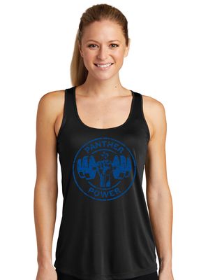 Paw Shop Powerlifting - Circle - Dri Fit Racerback Tank