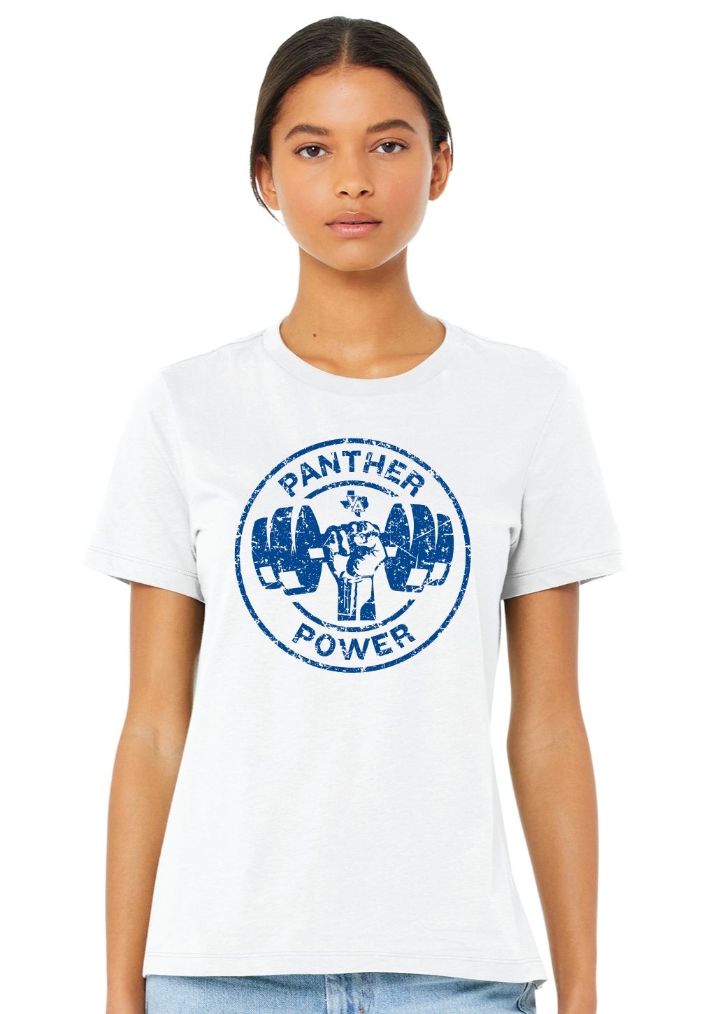 Paw Shop Powerlifting - Circle -  Bella+Canvas Ladies