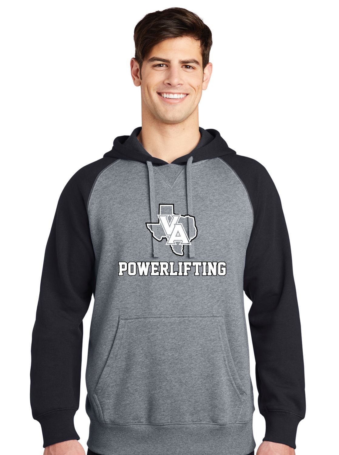 Paw Shop Powerlifting - Texas - Raglan Hoodie