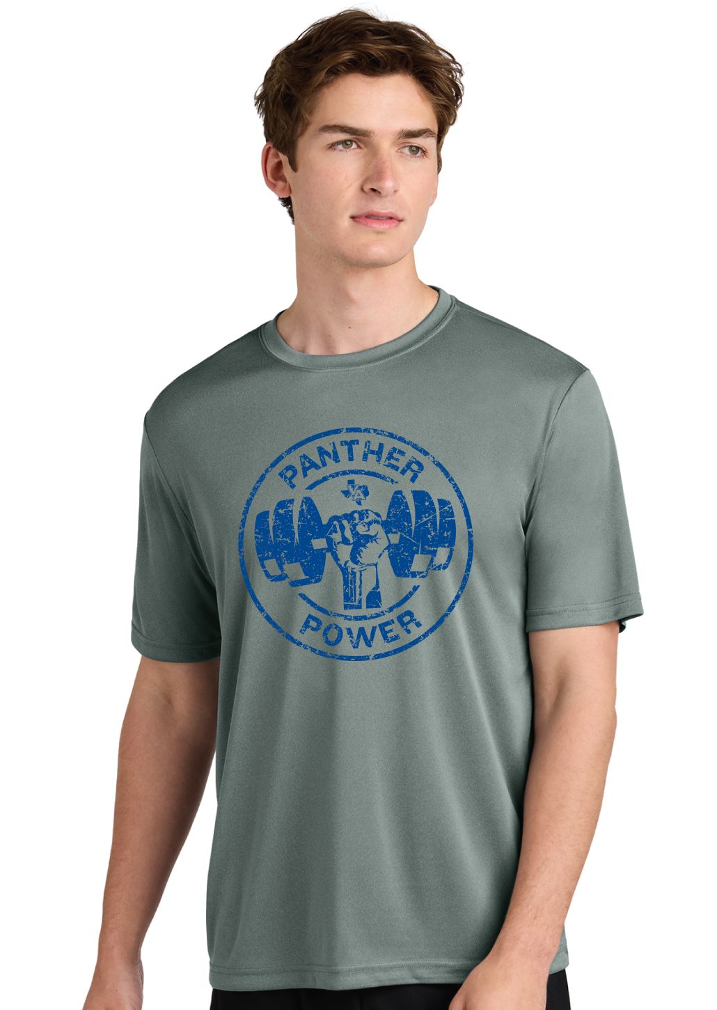 Paw Shop Powerlifting - Circle - Dri Fit Short Sleeve