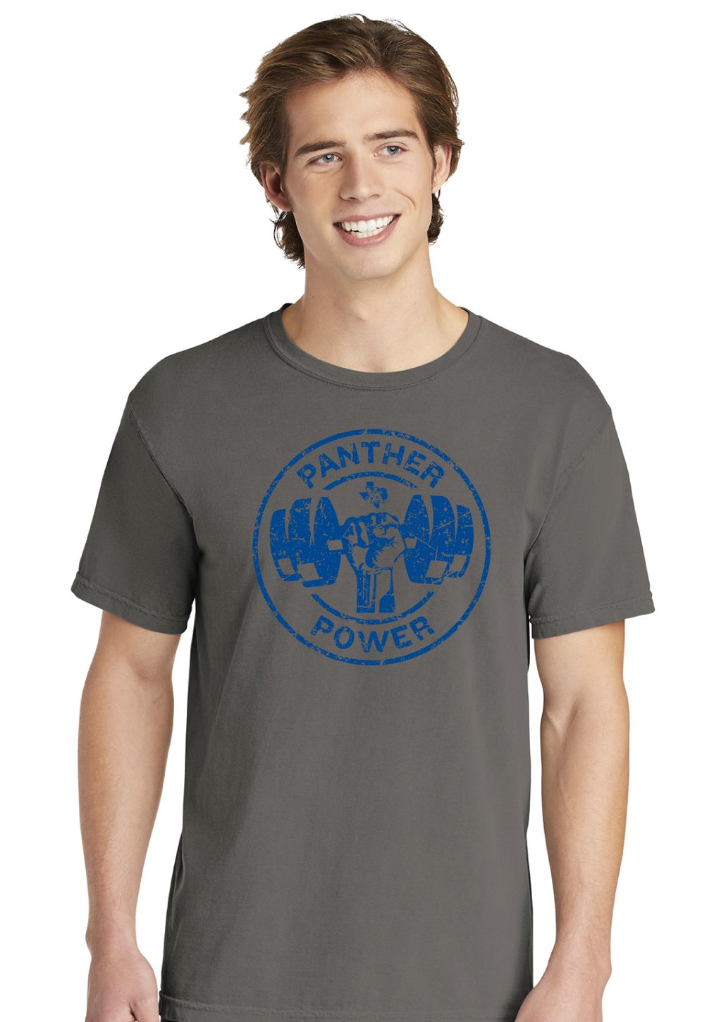 Paw Shop Powerlifting - Circle - Comfort Colors Short Sleeve