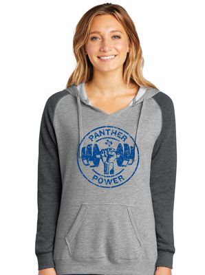 Paw Shop Powerlifting - Circle - Lightweight Raglan Hoodie