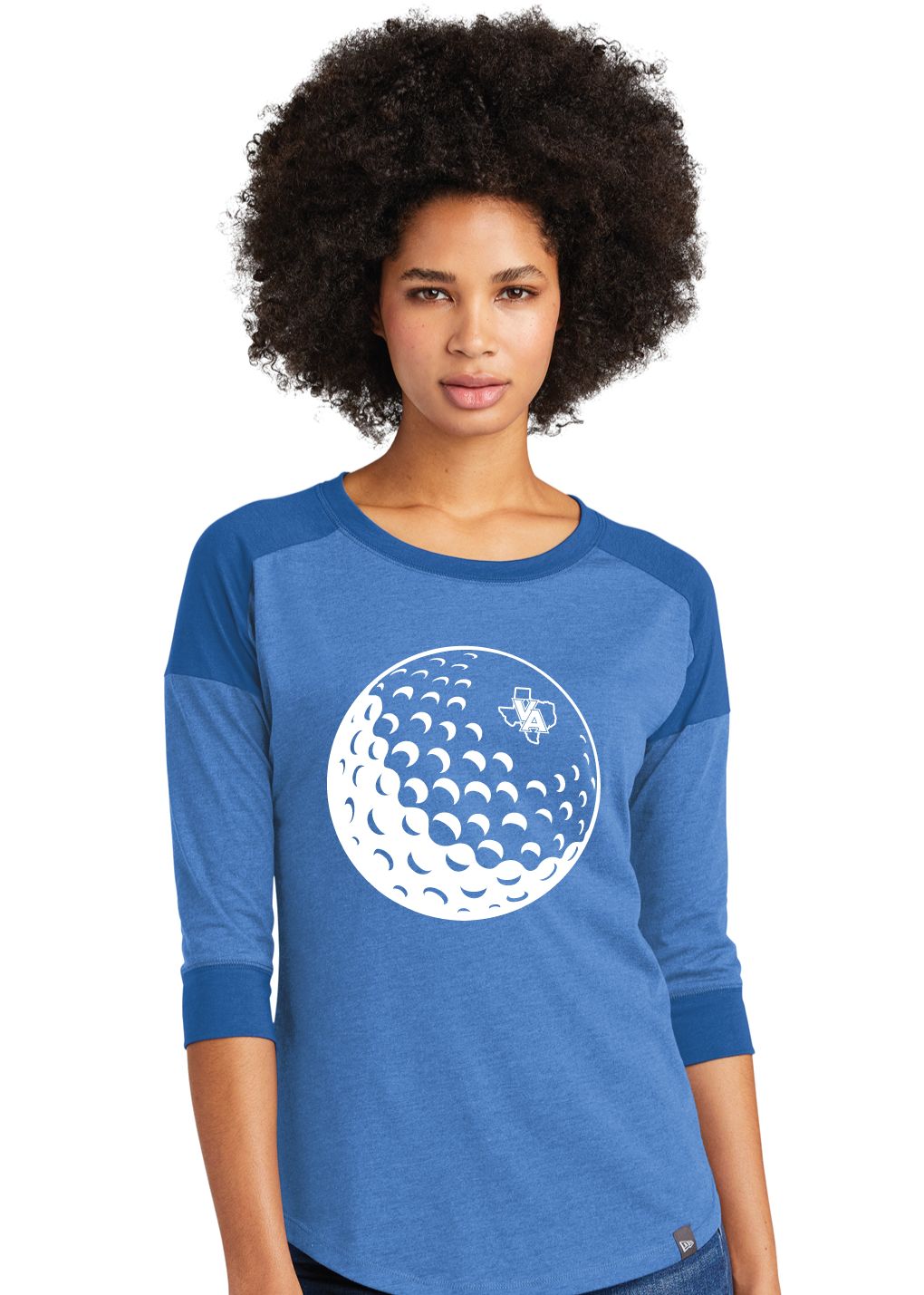 Paw Shop Golf - Big Ball - 3/4 Sleeve Baseball Raglan Tee