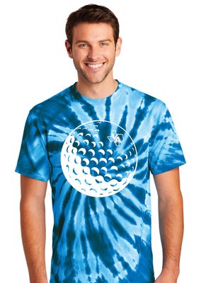 Paw Shop Golf - Big Ball - Tie Dye Short Sleeve