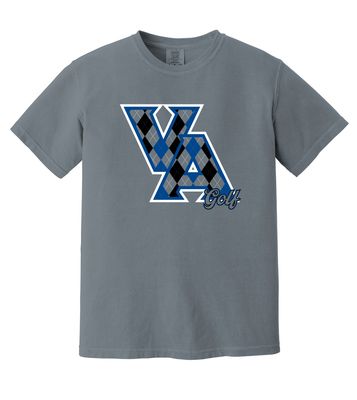 Paw Shop Golf - Argyle - Comfort Colors Short Sleeve