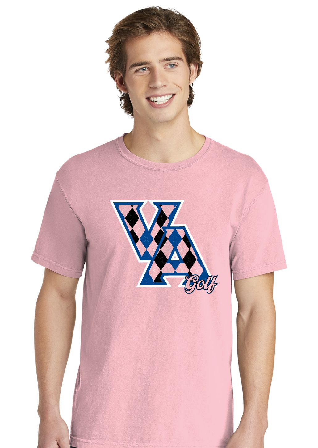 Paw Shop Golf - Argyle - Comfort Colors Short Sleeve