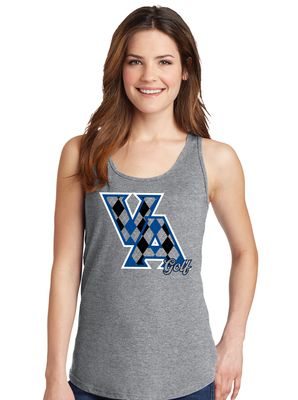 Paw Shop Golf - Argyle - Cotton Tank