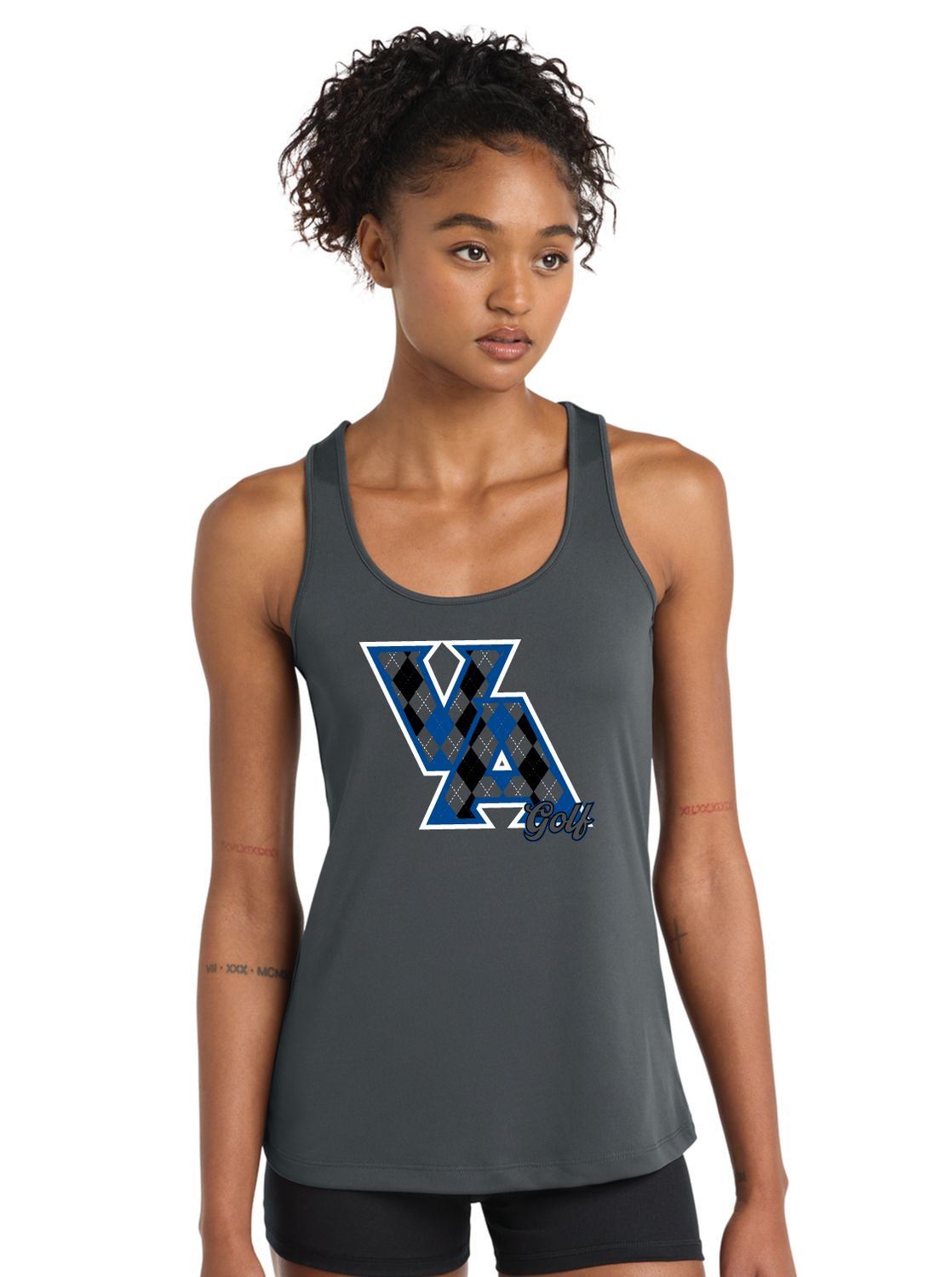 Paw Shop Golf - Argyle - Dri Fit Racerback Tank