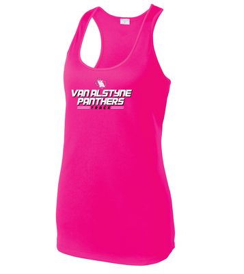 Paw Shop Track - Slant - Dri Fit Racerback Tank