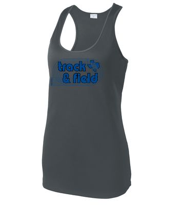 Paw Shop Track - Lanes - Dri Fit Racerback Tank