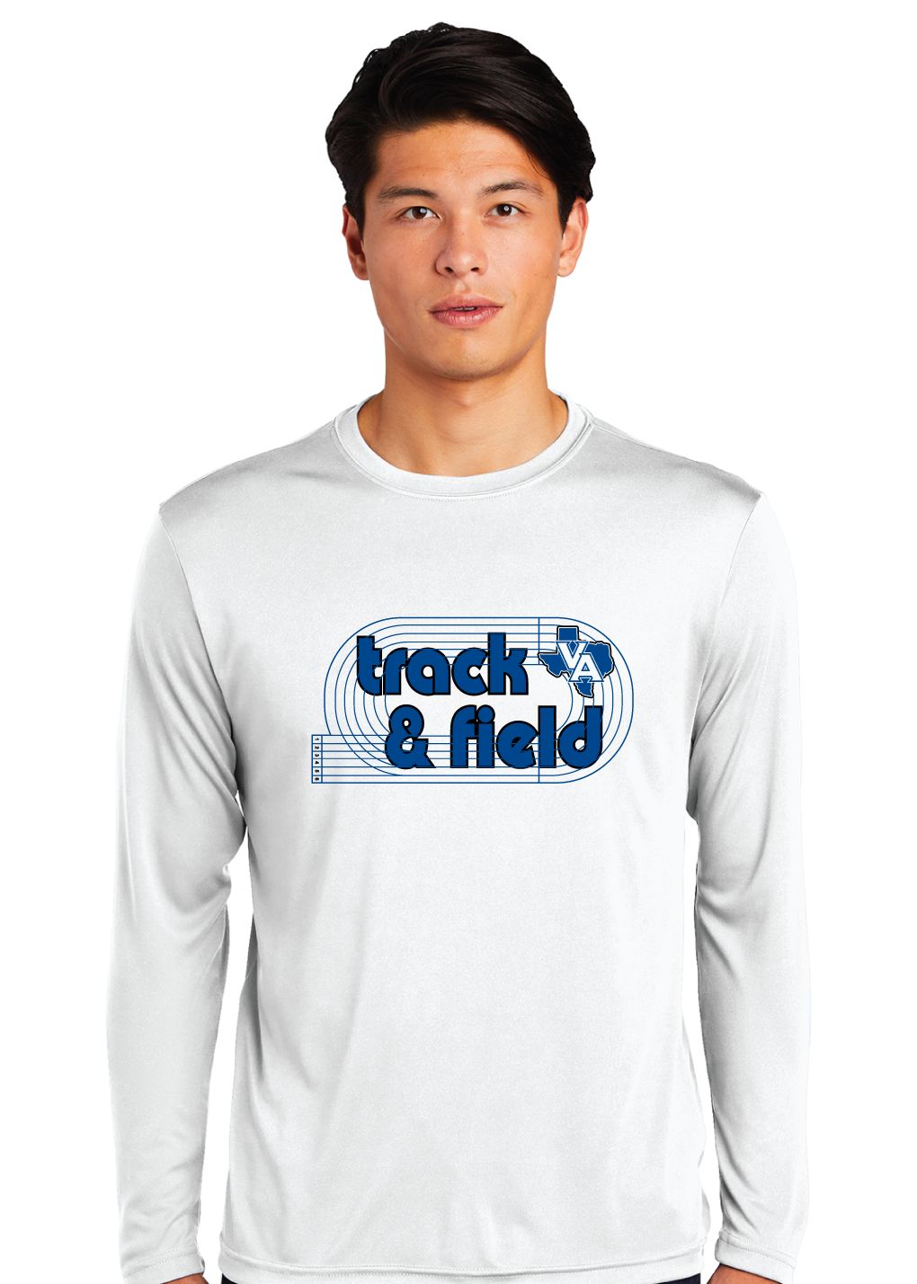 Paw Shop Track - Lanes - Dri Fit Long Sleeve