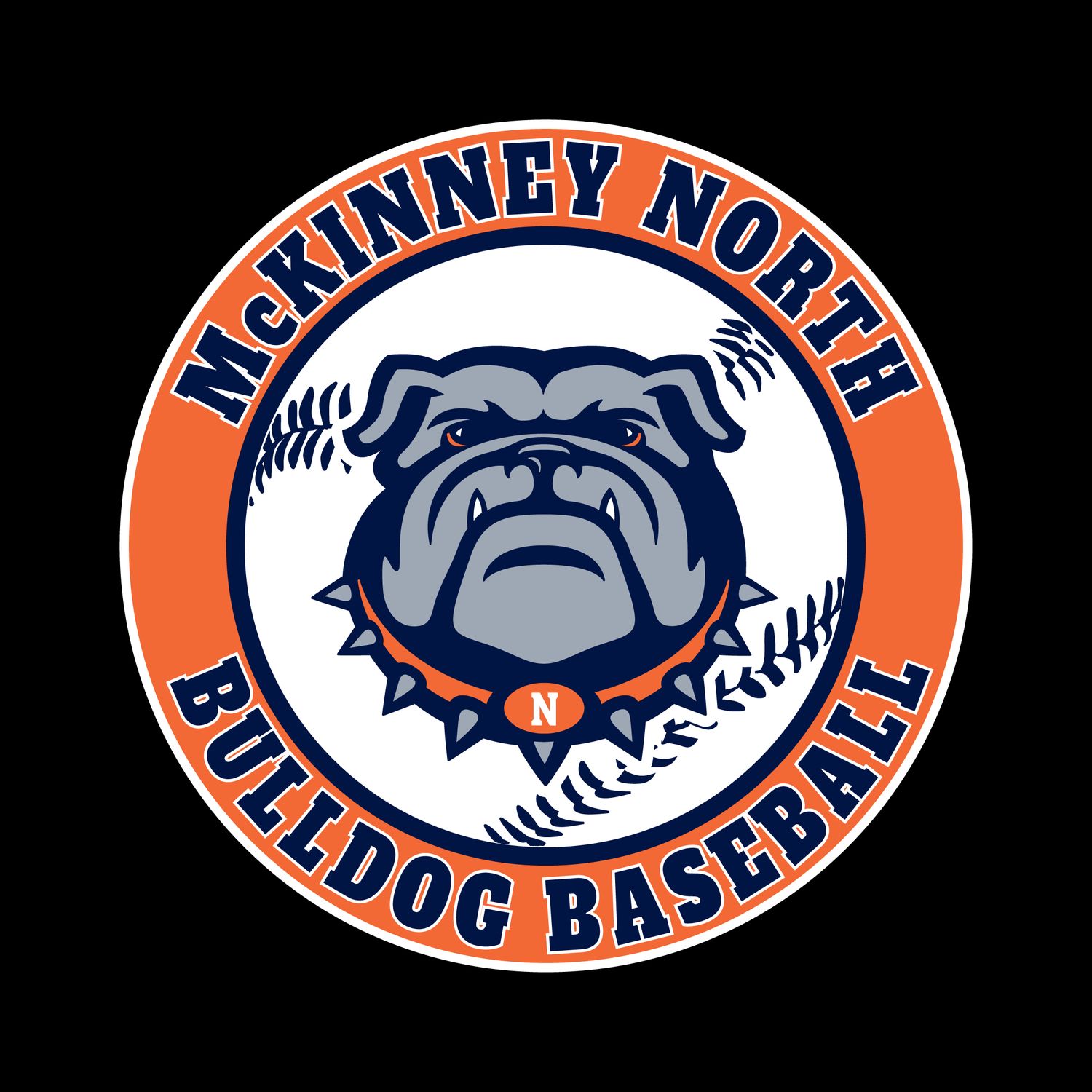 North Baseball - Window Decal