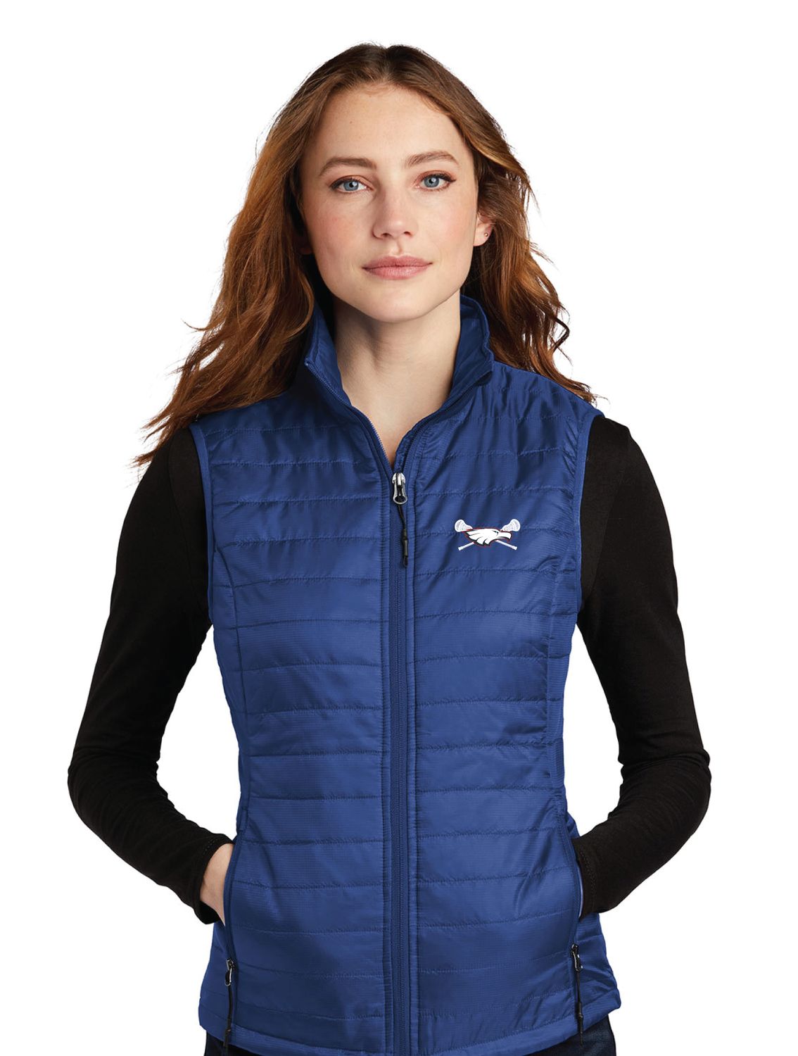 Allen Girls Lacrosse - Ladies Packable Puffy Vest
