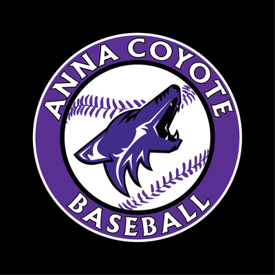 Anna Coyote Baseball - Window Decal