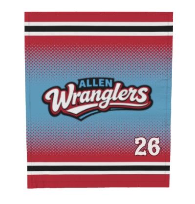 Allen Wranglers - Patterson - FLEECE BLANKET