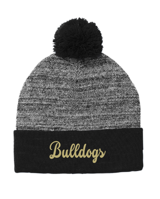 Royse City Bulldogs - HEATHER POM BEANIE