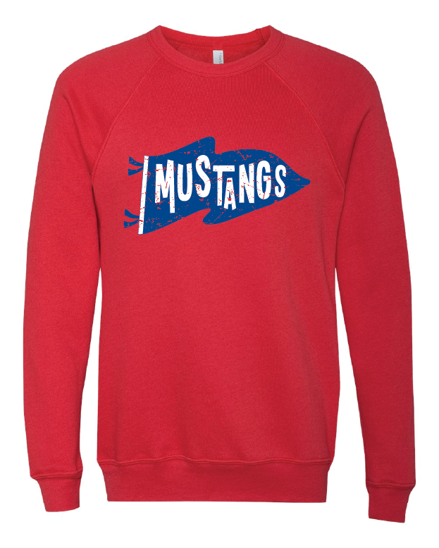 Ford Mustangs - Cheer Gear - PENNANT SWEATSHIRT