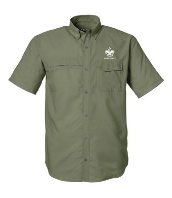 Scouting America - Troop 496 - HUK FISHING SHIRT
